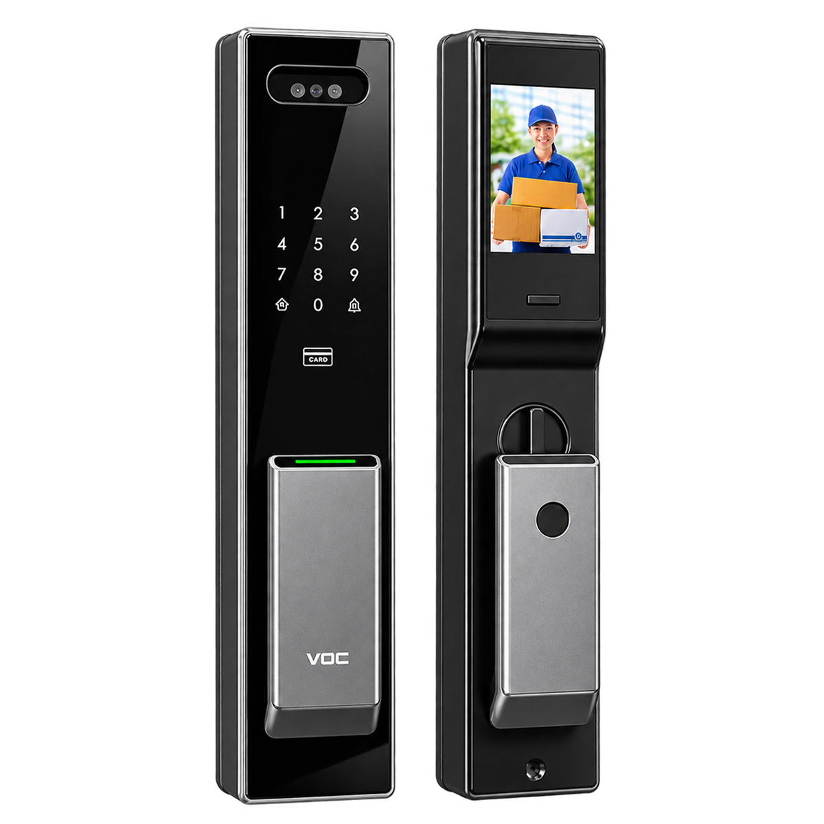 VOC｜T6pro｜指靜脈3D人臉識別｜智能貓眼電子鎖