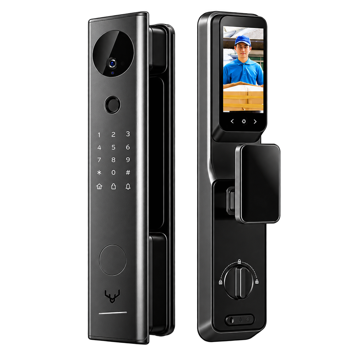 LOOCK鹿客｜P7max｜ 人臉3D識別 貓眼智能電子鎖