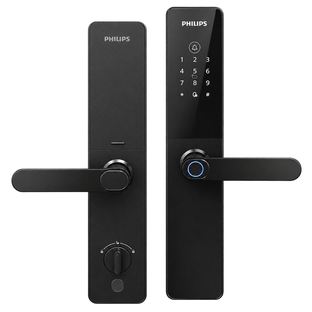 Philips 飛利浦 ｜DDL618｜ 把手式智能電子鎖 支援悠遊卡